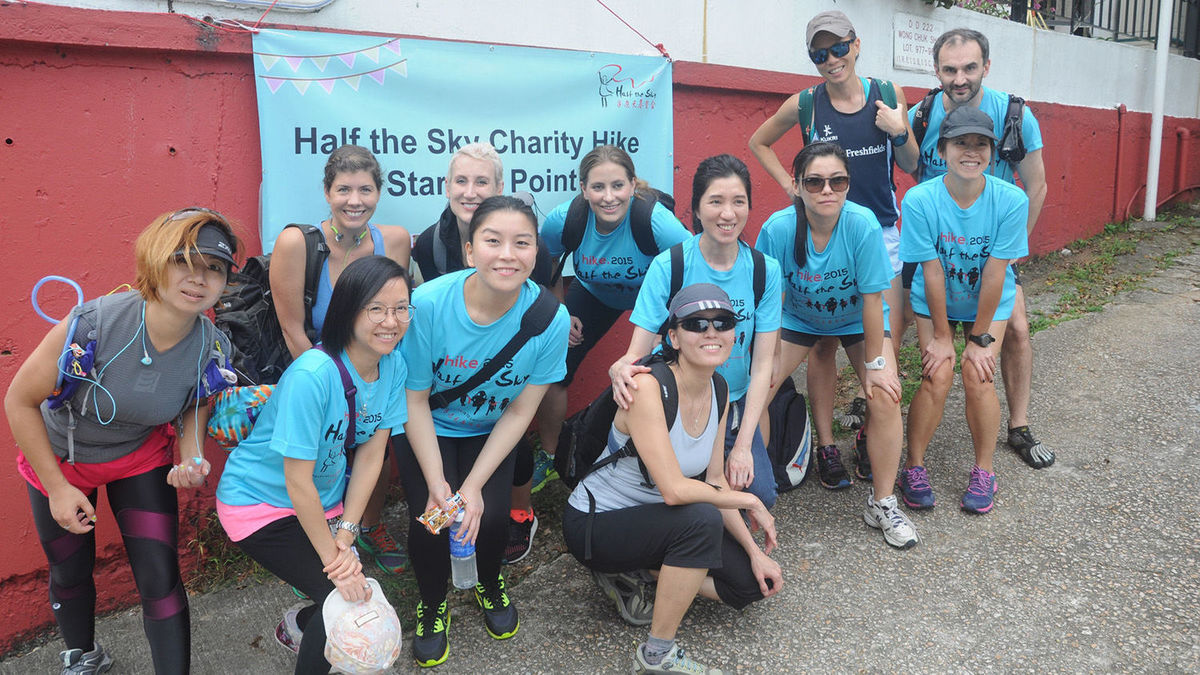 Team Freshfields at our annual Charity Hike in Hong Kong